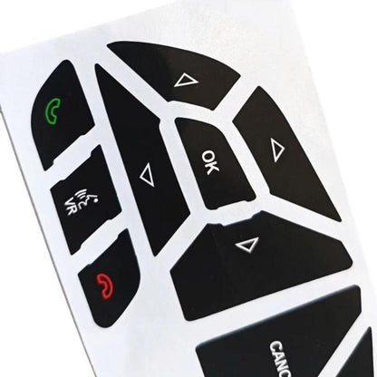 For Dodge 2016-2022 10pcs Car Steering Whee Button Repair Stickers