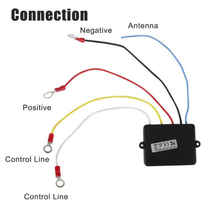 12V 24V Universal Wireless Winch Remote Control With Switch, CY-3K0