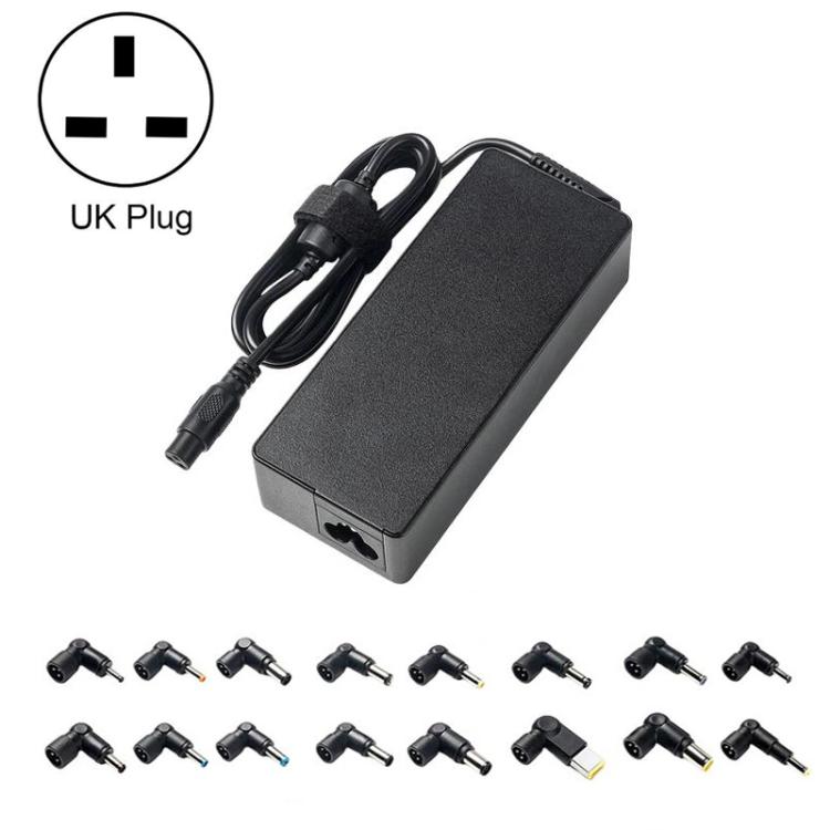 90W 19.5V 4.62A Universal Multi-Functional Laptop Power Adapter With 16 Connectors, EU Plug, UK Plug