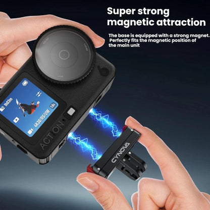 For DJI Osmo Action 6/Nano CYNOVA Magnetic Quick Release Mount Adapter