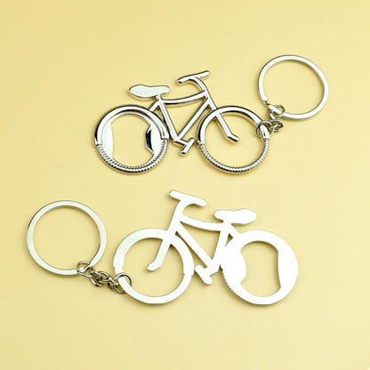 5pcs Bicycle Keychain With Bottle Opener Creative Metal Key Ring, A-030
