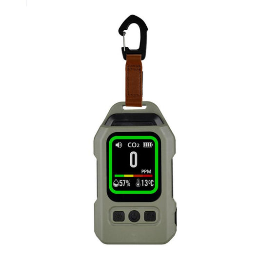 SB-9617 4 In 1 CO/CO2/Temperature & Humidity Detector Magnetic With Sound-Light Alarm Lighting