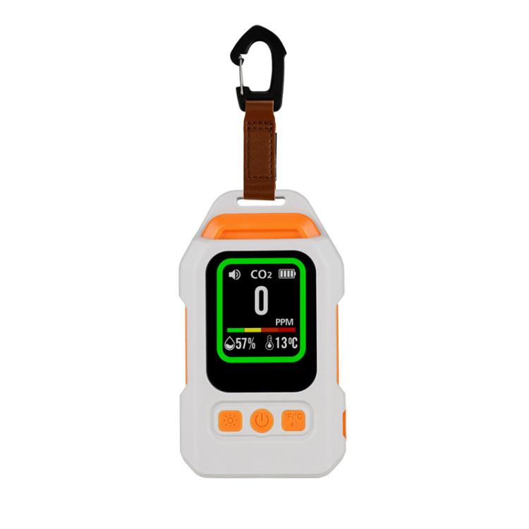 SB-9617 4 In 1 CO/CO2/Temperature & Humidity Detector Magnetic With Sound-Light Alarm Lighting