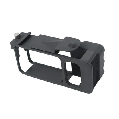 For DJI Osmo Action 6 Street Photo Handle Action Camera Handheld Bracket Cage Accessory, Frame Black, Frame Orange, Frame+Lens Cap Black, Frame+Lens Cap Oramge