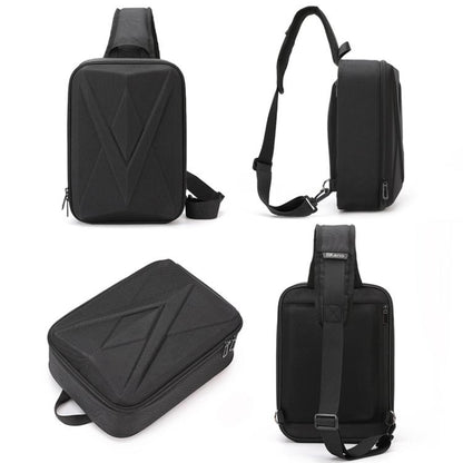 For DJI Neo 2 BKano Smooth Fly Kit Organizer Bag Chest Crossbody Bag, Crossbody Bag(Black)