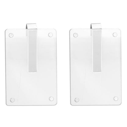 2pcs Acrylic Car Sun Visor Photo Clip Holder Magnetic Polaroid Clip