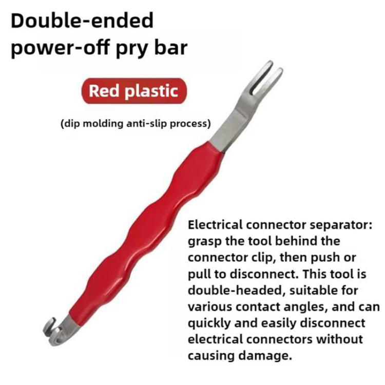 Car Wire Harness Clip Connector Pry Bar Dual-End Power Cut-Off Pry Tool