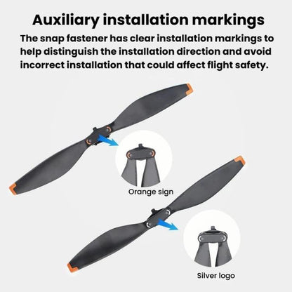 For DJI Mini 5 Pro 4pcs Replacement Propeller Blades Drone Accessories