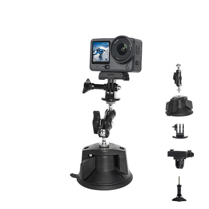 For DJI Osmo Action 6 Suction Cup Mount 360-degree Rotatable Car Windshield Mount with Vacuum Base