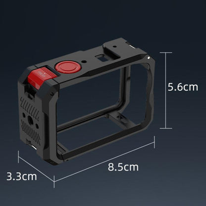 For DJI Osmo Action 6 Flymile Camera Cage Metal Protective Frame Expansion Case, AC6001