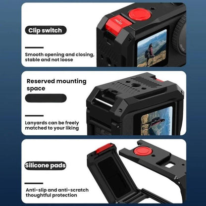 For DJI Osmo Action 6 Flymile Camera Cage Metal Protective Frame Expansion Case, AC6001