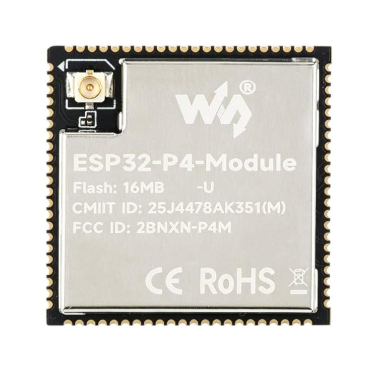 WAVESHARE ESP32-P4-Module Core Board Supports 2.4GHz Wi-Fi And Bluetooth 5.3, 16MB, 32MB, 16MB Onboard IPEX Connector, 32MB Onboard IPEX Connector