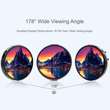 1.32 Inch AMOLED Round Touch Display Development Board, 32766