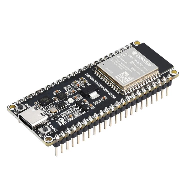 Microcontroller 2.4GHz Wi-Fi Development Board, 240MHz Dual Core Processor, WAVESHARE ESP32-S3-DEV-KIT-N8R8, WAVESHARE ESP32-S3-DEV-KIT-N8R8-M With Pre-soldered Headers, WAVESHARE ESP32-S3-DEV-KIT-N16R8