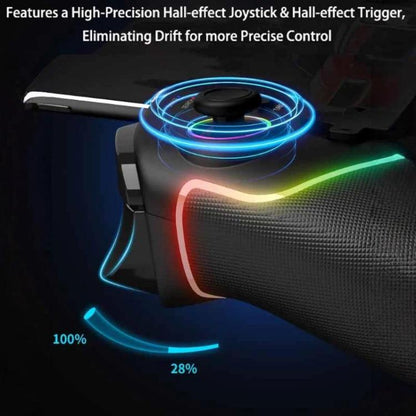 Ipega PG-9122 Stretchable Gaming Controller With Hall Effect Joysticks & 6-Axis Gyro For Android/IOS Phones/Tablets, PS4/PS3, Switch, PC Windows