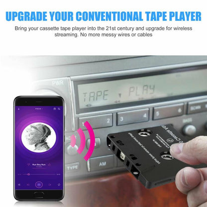 Zeesean Car MP3 Dual-Channel 3.5mm Bluetooth Cassette Converter, BT006