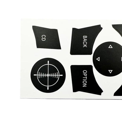 For BMW 3 Series / 5 Series 10sets IDrive Panel Button Repair Stickers