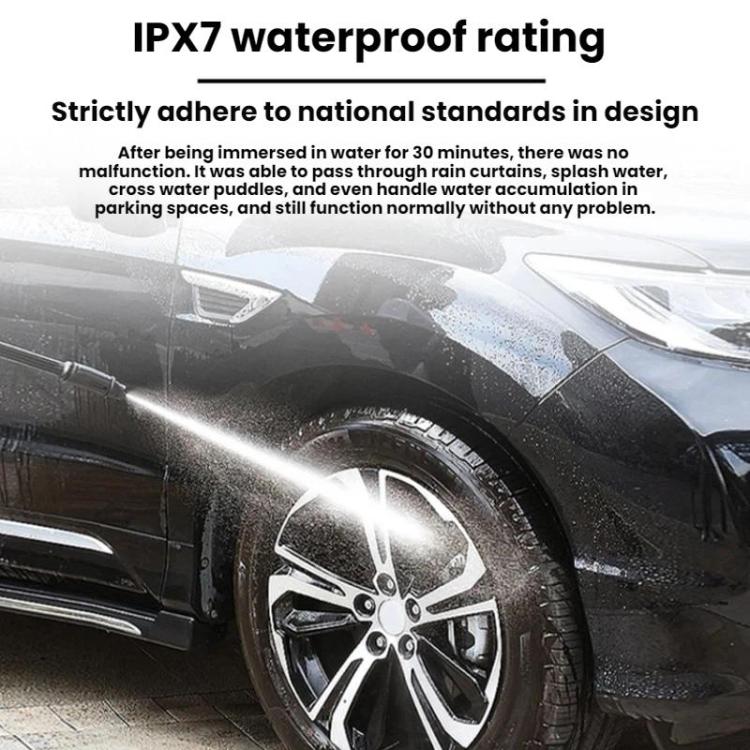 Solar-Powered Wireless Car Tire Pressure Monitor, External, Internal