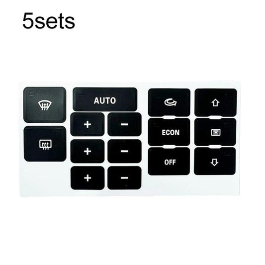 For Audi A6 C5 5sets Car Air Conditioner Panel Repair Stickers