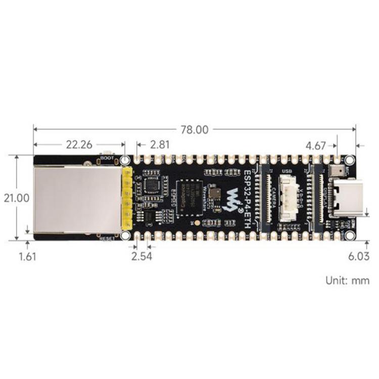 High-Performance Development Board With 100 Mbps RJ45 Ethernet Port, WAVESHARE ESP32-P4-ETH, WAVESHARE ESP32-P4-ETH-M, WAVESHARE ESP32-P4-POE-ETH, WAVESHARE ESP32-P4-POE-ETH-KIT-A, WAVESHARE ESP32-P4-POE-ETH-KIT-B