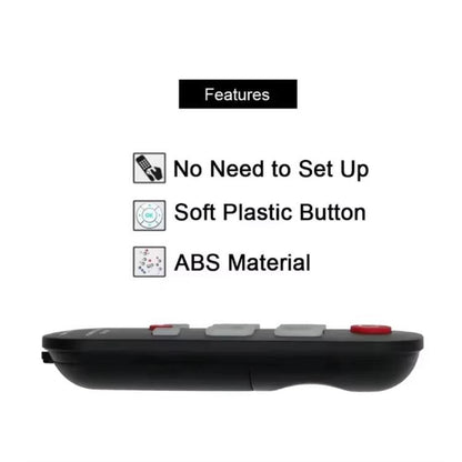 A-TV10 TV Universal Remote Control Simple Learning Luminous Button Remote Control