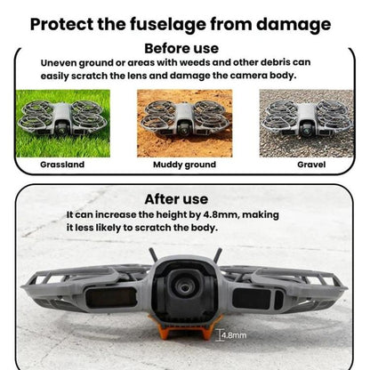 For DJI Neo 2 CQT 2pcs /Set Height Increasing Tripod Bottom Scratch Resistant Takeoff Landing Protection Bracket, Increasing Tripod