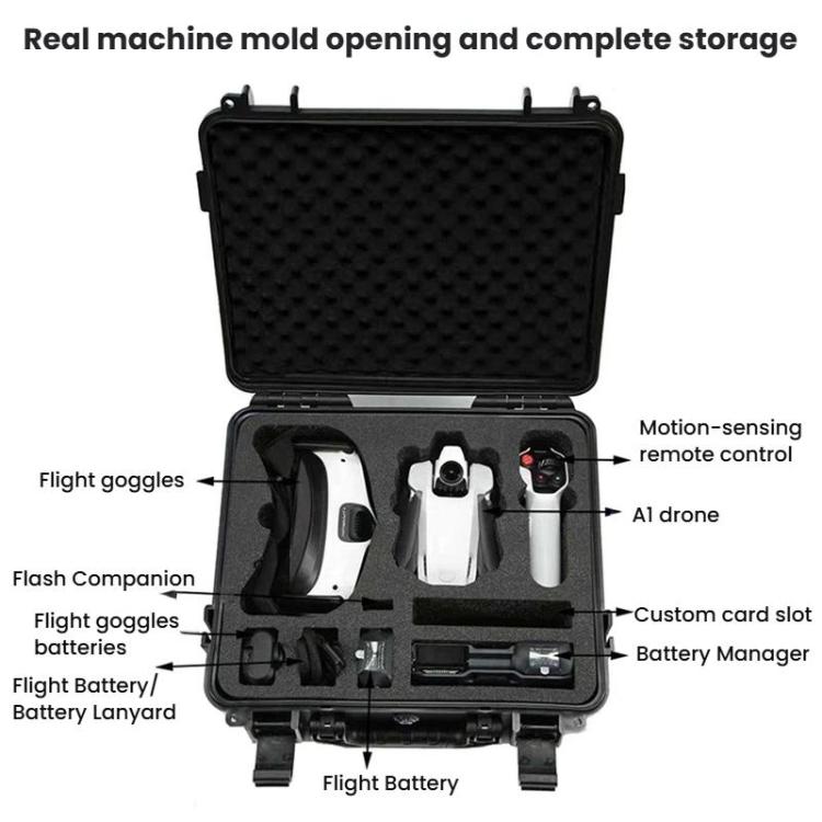 For ANTIGRAVITY A1 Drone Storage Bag Handheld Hard Shell Waterproof Pressure Resistant Case, Handheld Case