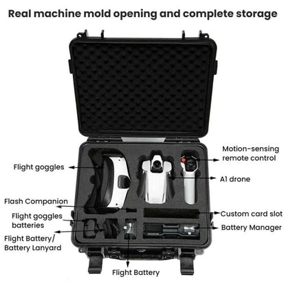 For ANTIGRAVITY A1 Drone Storage Bag Handheld Hard Shell Waterproof Pressure Resistant Case, Handheld Case