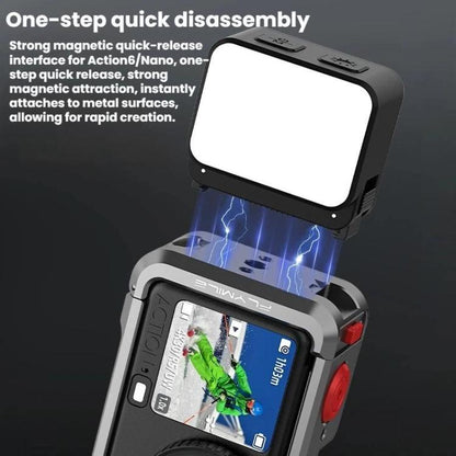 For DJI Osmo Aciton 6 / Osmo Nano Flymile Magnetic Selfie Light, For DJI Osmo Aciton 6 / Osmo Nano