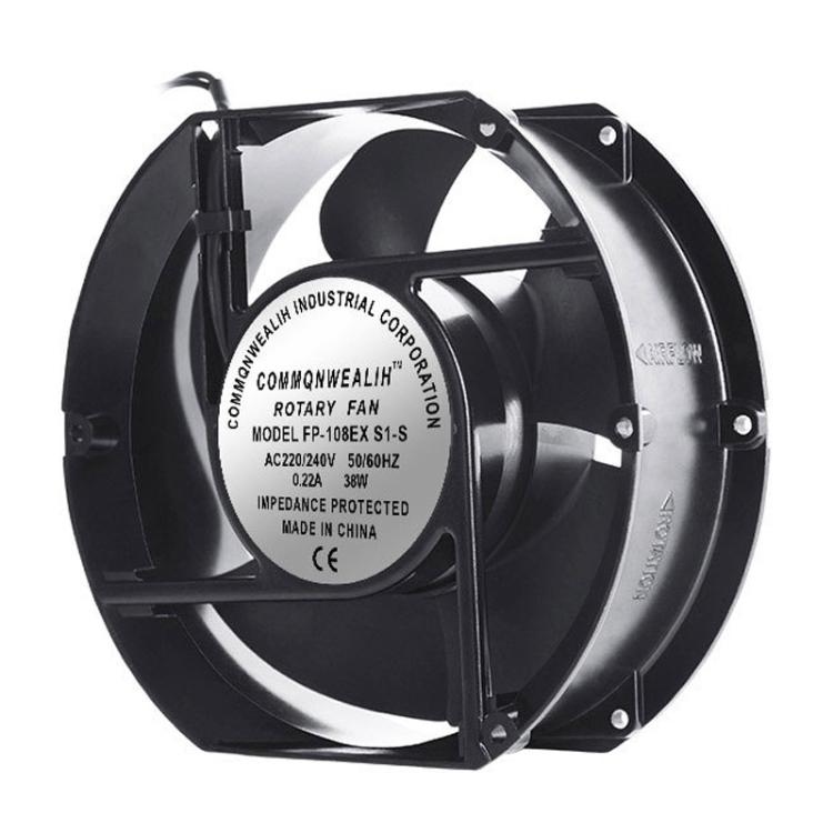 FP-108EX-S1-S 38W Axial Flow Fan Industrial AC Charging Pile & Electric Control Box Cooling Fan, 220V, 110V, 380V