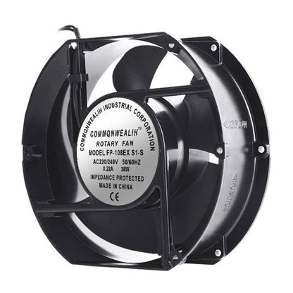 FP-108EX-S1-S 38W Axial Flow Fan Industrial AC Charging Pile & Electric Control Box Cooling Fan, 220V, 110V, 380V