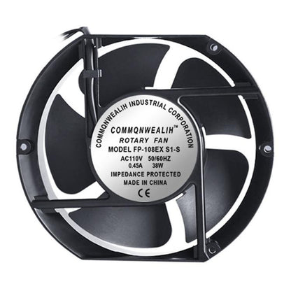 FP-108EX-S1-S 38W Axial Flow Fan Industrial AC Charging Pile & Electric Control Box Cooling Fan, 220V, 110V, 380V