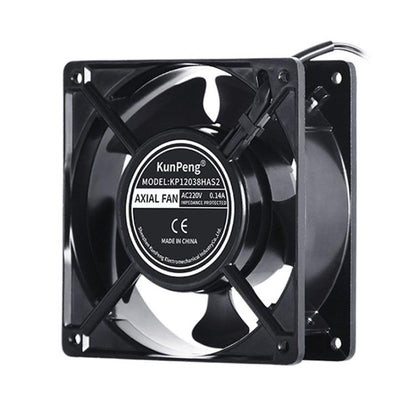 KunPeng KP12038HAS2 12cm Oil-Impregnated Bearing Cooling Fan Industrial AC Fan, 110V, 220V, 380V