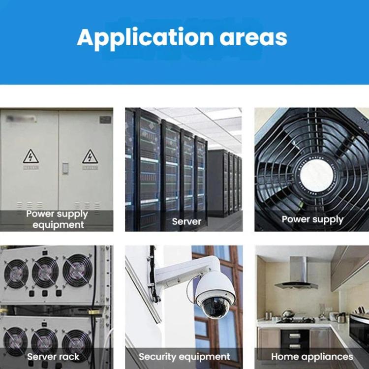 KunPeng KP12038HAS2 12cm Oil-Impregnated Bearing Cooling Fan Industrial AC Fan, 110V, 220V, 380V
