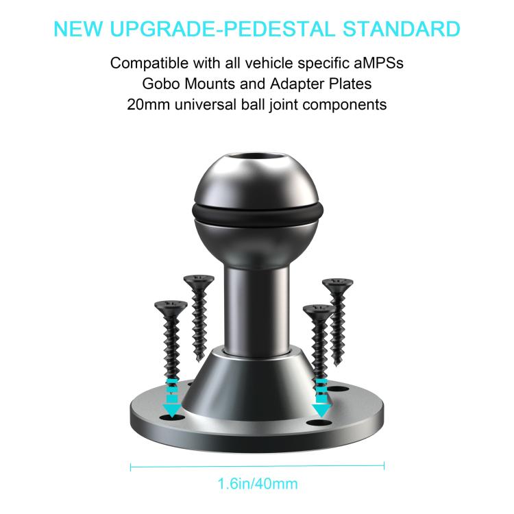 Metal Car Wall-Mounted Center Console Phone Holder, Magnetic Head