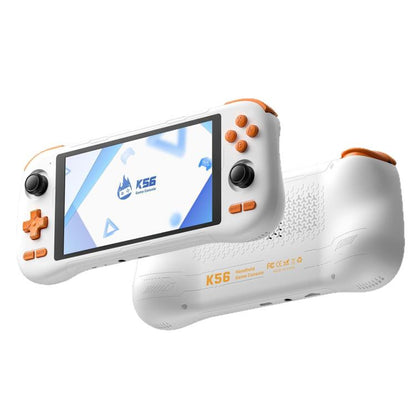K56 Retro Game Console With 5.5-Inch Touchscreen Android 14 OS, ES-DE Frontend For Faster Gameplay, Without Game Card, 6+128G