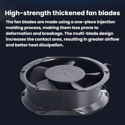 KunPeng 38W 2600r/Min Ball Bearing Cooling Fan Charging Pile Axial Flow Fan, 110V, 220V, 380V