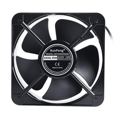 KunPeng 65W 20cm 2300r/Min AC Ball Bearing Axial Flow Fan Charging Pile Cooling Fan, 220V, 110V, 380V