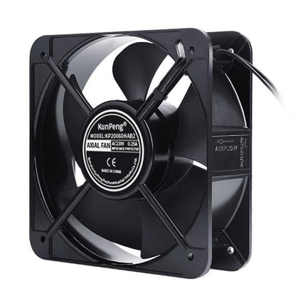 KunPeng 65W 20cm 2300r/Min AC Ball Bearing Axial Flow Fan Charging Pile Cooling Fan, 220V, 110V, 380V