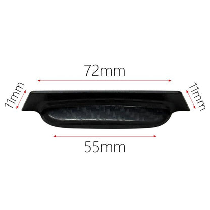 2pcs/Set Car Rear Camera Rain Shield Reverse Radar Rain Cover
