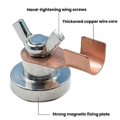 Magnetic Grounding Head Grounding Device Welder Ground Clamp, Small, Large