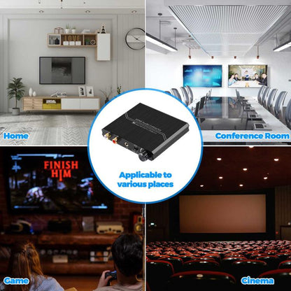 HDMI 2.0 Audio Extractor Support R/L Output And Volume Control 4K/60Hz Audio Splitter, US Plug, EU Plug