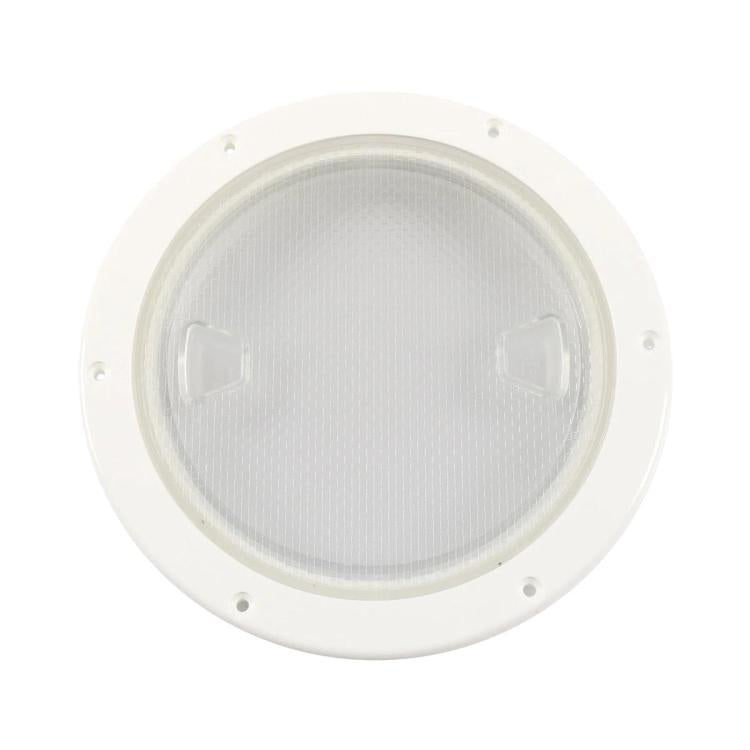 Yacht/Marine Nylon Round Transparent Deck Cover, 4 inch, 6 inch, 8 inch, 4 inch With Screws, 6 inch With Screws, 8 inch With Screws