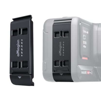 For Insta360 Ace Pro 2 aMagisn Vertical Shooting Battery Cover Magnetic Quick-Release & Splash Proof Battery Door