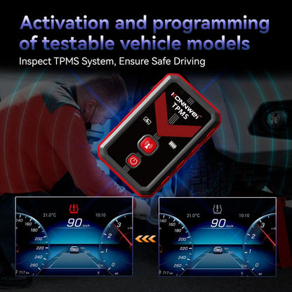 KONNWEI Tire Pressure Monitoring System Connector Supports Bluetooth Version 5.2, TK100