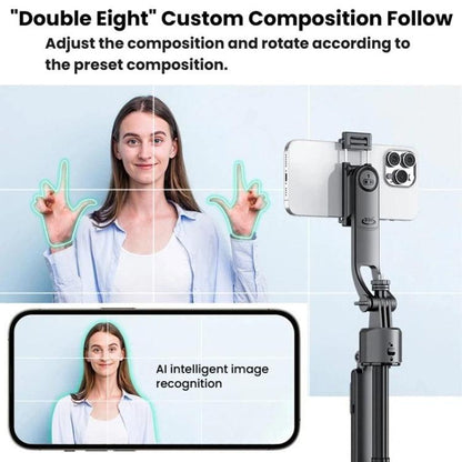Auto Face Tracking Selfie Stick Anti-Shake Retractable Phone Stand, TT07, TT07D