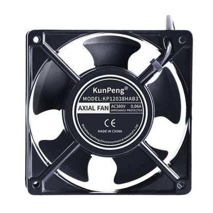 KunPeng 23W 12cm Ball Bearing AC Cooling Fan Industrial Humidifier Fan, 110V, 220V, 380V