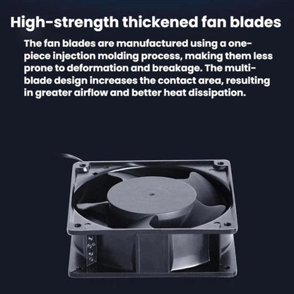 KunPeng 23W 12cm Ball Bearing AC Cooling Fan Industrial Humidifier Fan, 110V, 220V, 380V