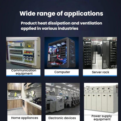 KunPeng 23W 12cm Ball Bearing AC Cooling Fan Industrial Humidifier Fan, 110V, 220V, 380V