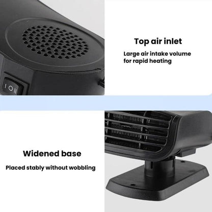 150W Universal Multi-Functional Car Heater Heating & Cooling Dual-Purpose Demisting Fan, 12v, 24v
